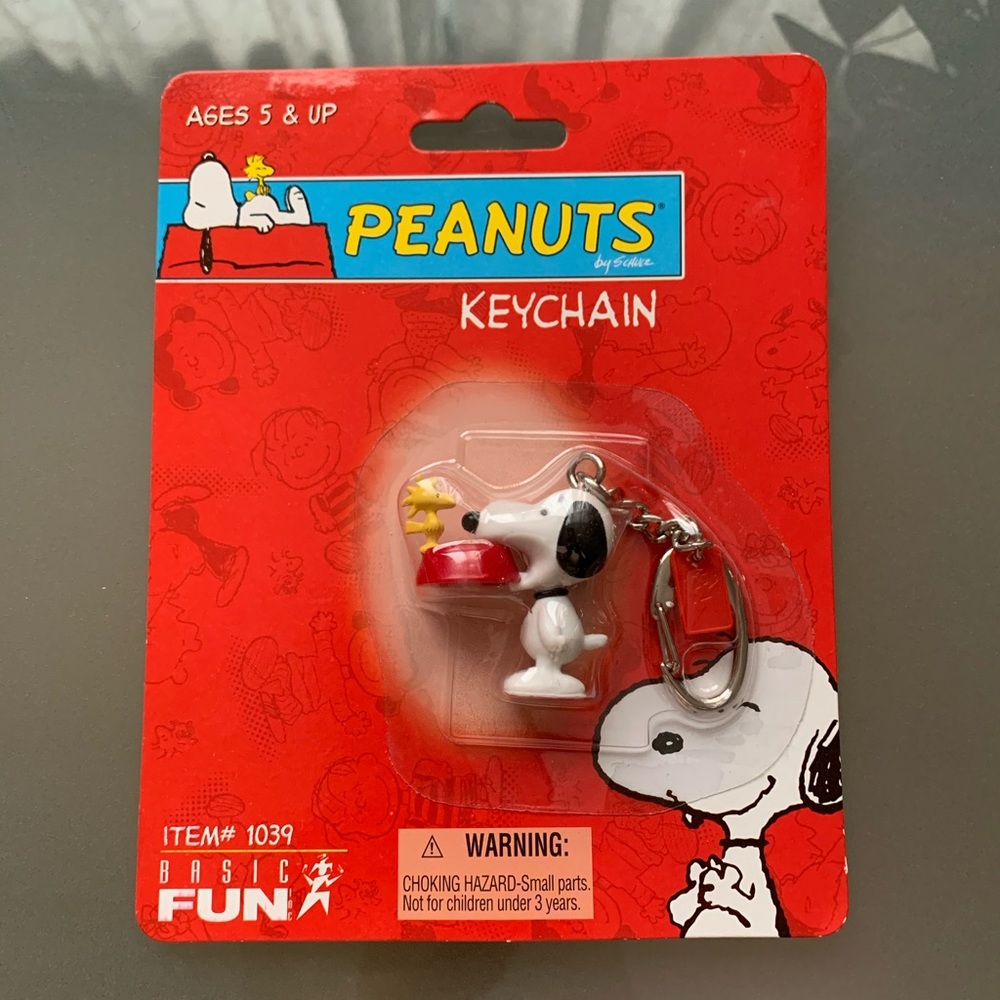 Snoopy with Woodstock keychain